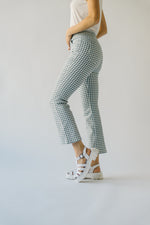 The Tuckerman Checkered Trouser in Denim