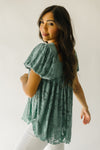 Free People: Sunrise to Sunset Top in Malachite