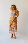 The Gilson Ruffle Detail Dress in Mustard