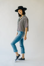 The Rieger Checkered Button-Up in Black + White