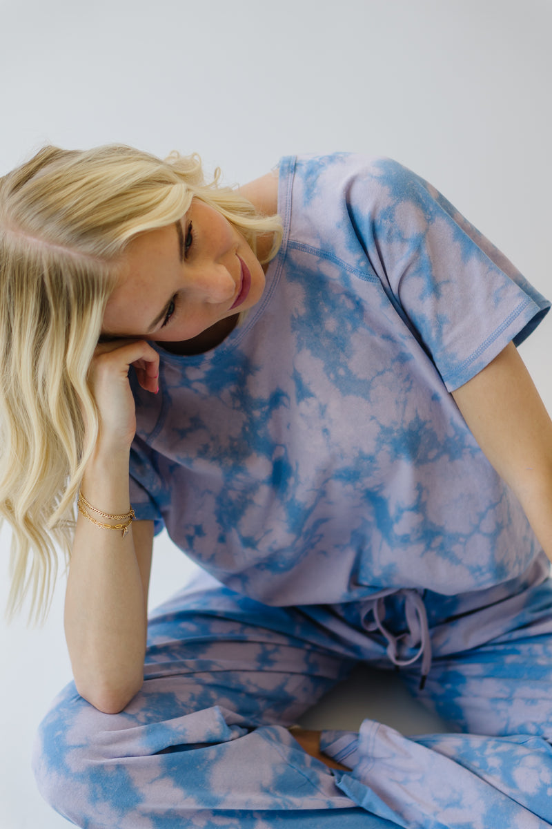 The Arianne Tie Dye Set in Mist