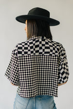 The Rieger Checkered Button-Up in Black + White
