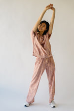 The Arianne Tie Dye Set in Mauve