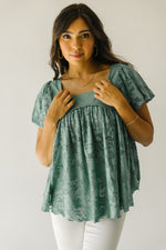 Free People: Sunrise to Sunset Top in Malachite