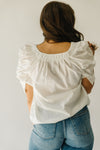 The Rincon Puff Sleeve Blouse in White