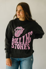 The Rolling Stones Graphic Sweatshirt in Black
