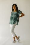Free People: Sunrise to Sunset Top in Malachite