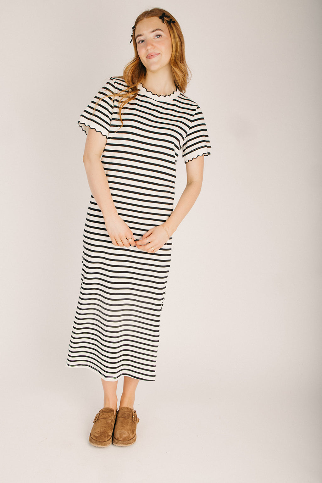 T Shirt Dress Outfit With Sneakers Michael Kors Plus Size Striped Slit Maxi  Dress Macy's