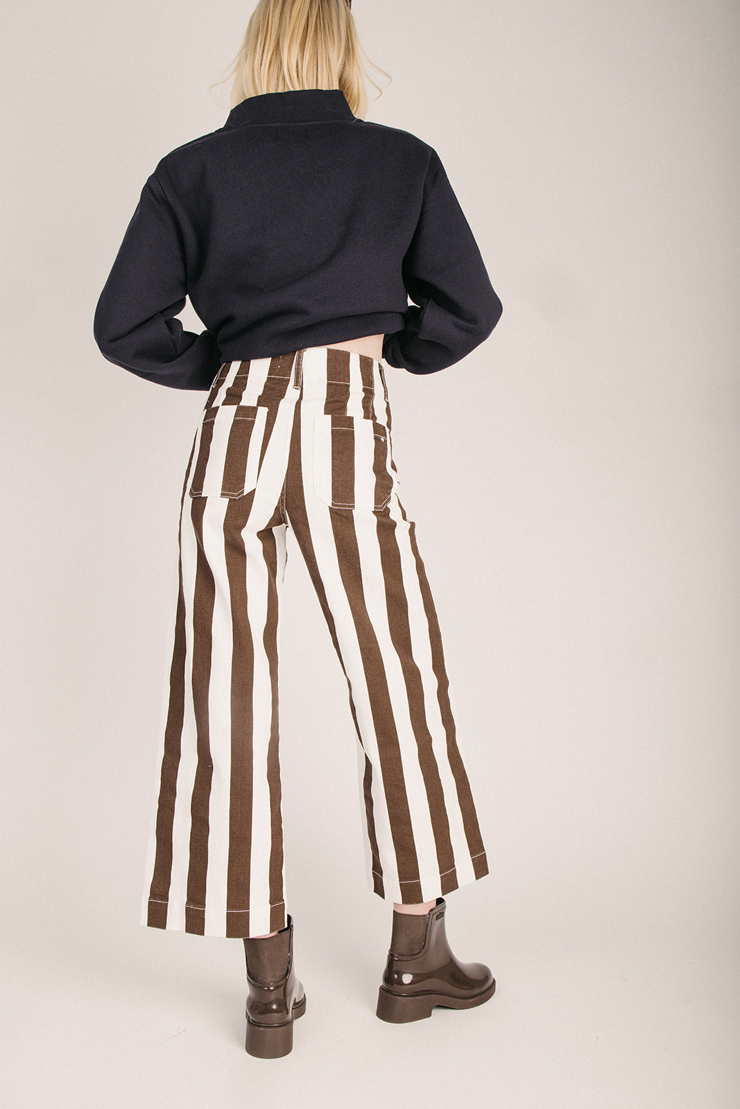 The Zundel Floral High Waisted Pant in Brown – Piper & Scoot