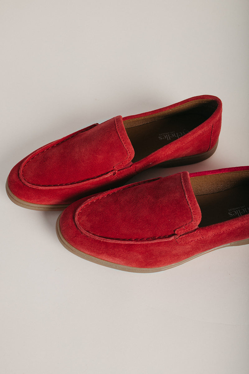 Seychelles: Sail Away Loafer in Red Suede