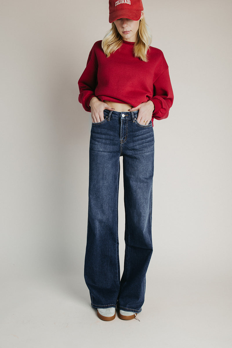 The Lawson High Rise Skater Jean in Indigo Dye