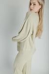 The Timo Knit Cardigan Set in Sage