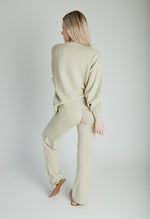 The Timo Knit Cardigan Set in Sage