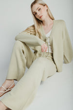 The Timo Knit Cardigan Set in Sage