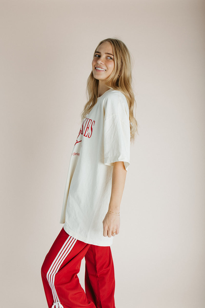 The Milk + Cookies Club Tee in Cream (Ships in 2-3 weeks)