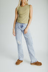 The Runia Straight Leg Jean in Funny Blue