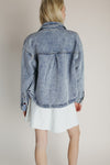 The Ladner Vintage Denim Jacket in Medium Wash