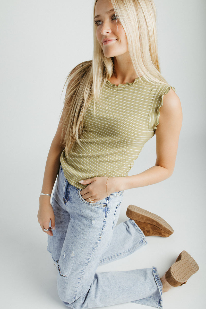 The Runia Straight Leg Jean in Funny Blue