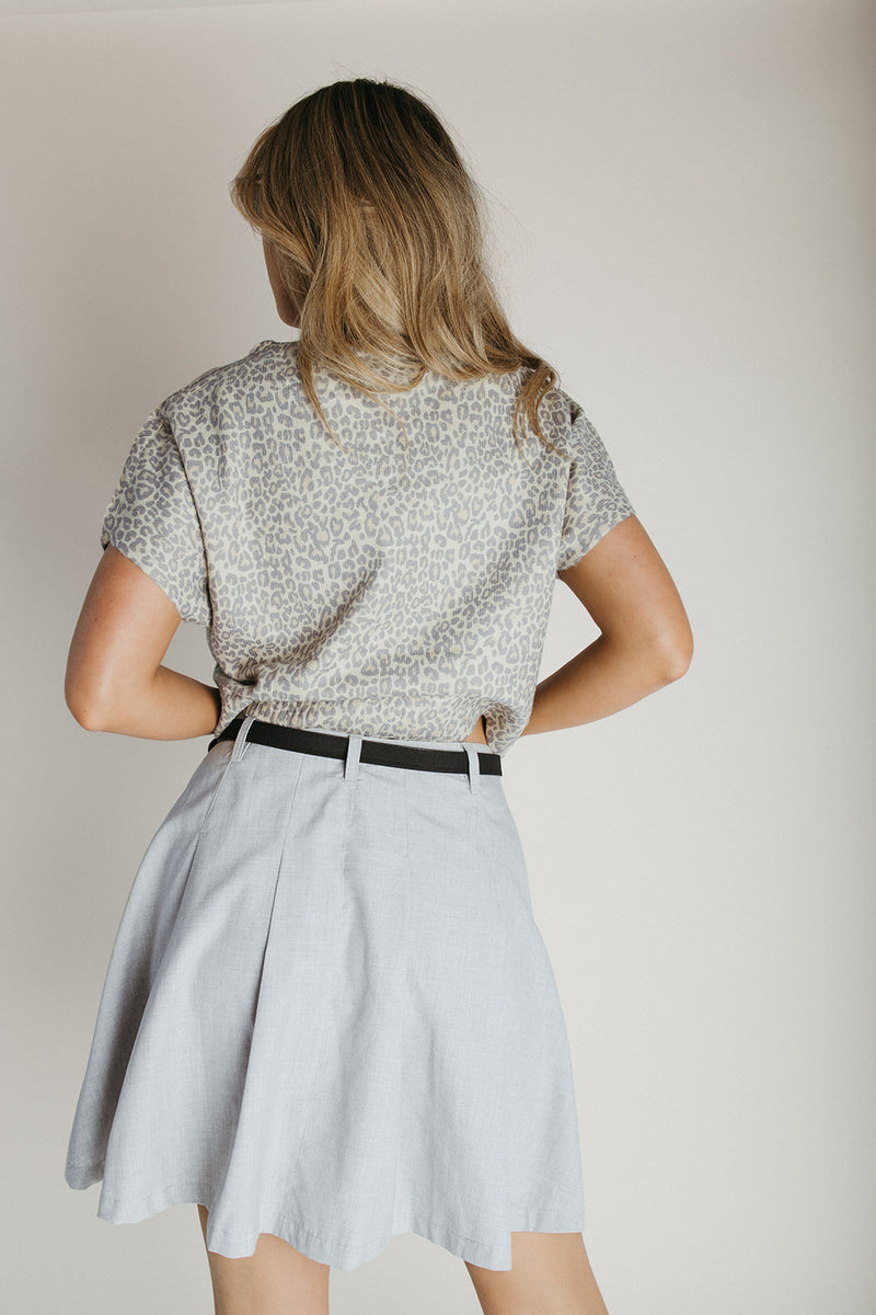 The Cartelli Button-Up Sweater in Leopard