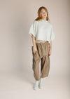 The Clarkston Textured Crop Pant in Olive