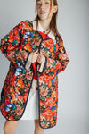 The Janice Quilted Jacket in Navy Floral