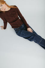 The Lorin Straight Barrel Jean in Navy