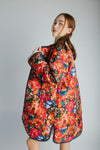 The Janice Quilted Jacket in Navy Floral