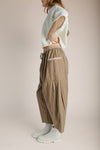 The Clarkston Textured Crop Pant in Olive