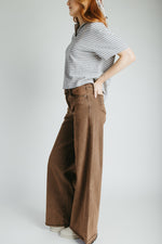 The Meredith High Rise Vintage Wash Jean in Antique Bronze