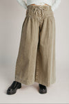 The Zargar Drawstring Denim Pant in Light Olive