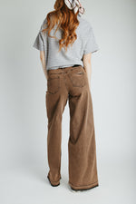 The Meredith High Rise Vintage Wash Jean in Antique Bronze