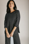 The Bauman Polka Dot Set in Black