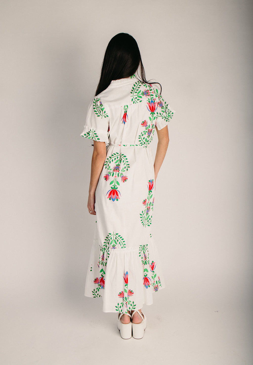 piper and scoot embroidered dress The Phinney Embroidered Maxi Dress in Off White Small
