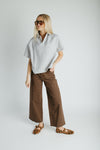 The Maren High Rise Crop Jean in Leopard