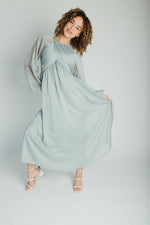 The Shayla Chiffon Maxi Dress in Sage