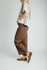 The Maren High Rise Crop Jean in Leopard