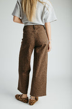 The Maren High Rise Crop Jean in Leopard