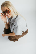 The Maren High Rise Crop Jean in Leopard