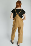 The Gianna Woven Overall in Olive