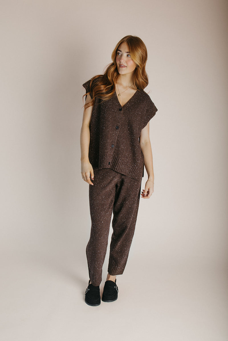 The Grimmer Sweater Pant in Dark Chocolate