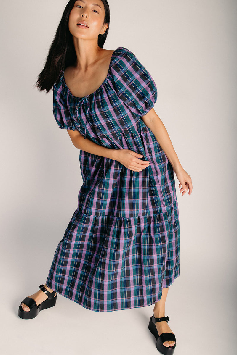 plaid midi dress with sleeves The Dobrev Puff Sleeve in Green + Violet Medium Models Sized Down Color:Blue Leaf Sherri Hill Style 57215 is such a chic and simple pick for prom 2025 or your next black tie affair! Seriously love her sweet little bows and ruffle skirt for twirling on the dance floor! J. Crew Lace Dress
