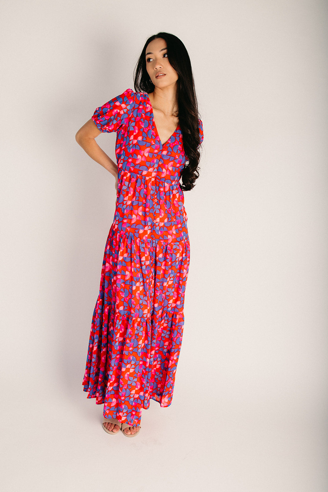 green emerald velvet dress The Shanda Embroidered Button-Up Midi Dress in Buttercream  Piper & Scoot