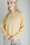 The Jori Knit Button-Up Cardigan in Butter
