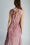 The Samson Velvet Midi Dress in Dusty Mauve