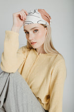 The Jori Knit Button-Up Cardigan in Butter