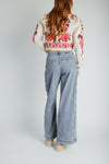 The Northampton Wide Leg Pant in Medium Wash