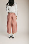 The Clarkston Textured Crop Pant in Rust