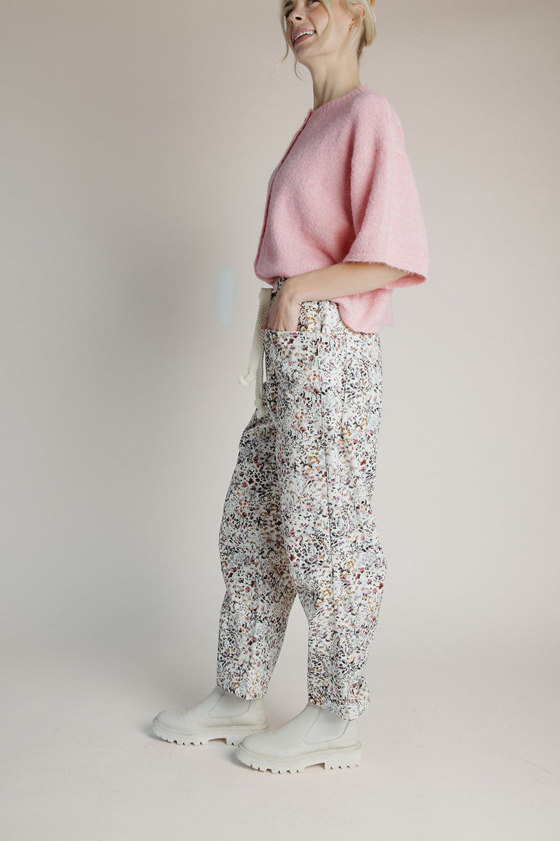 The Ashlin Printed Pant in Wild Flowers