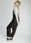 The Gianna Woven Overall in Black