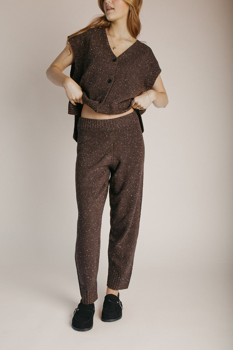 The Grimmer Sweater Pant in Dark Chocolate